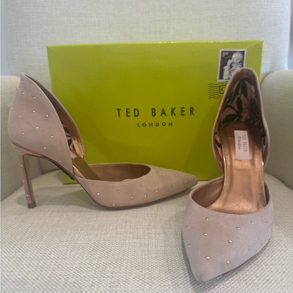 Ted Baker Nude Zaffi Suede Pumps